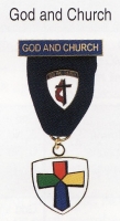 God and Church medal