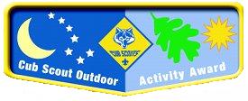 Cub Scout Outdoor Activity Award Pocket Flap