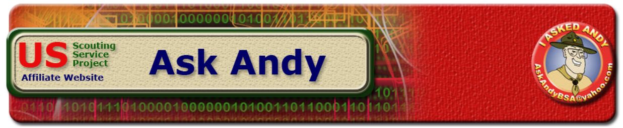Ask Andy Header image