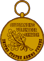 Military Outstanding Volunteer Service Medal (back)
