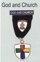 God and Church medal