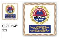 AMVETS BSA Youth Outreach Award Pin