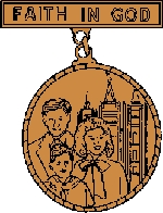 Faith in God medal