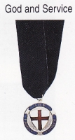 God and Service medal