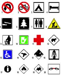 international road signs