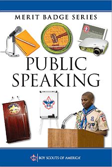 Public Speaking Merit Badge Pamphlet